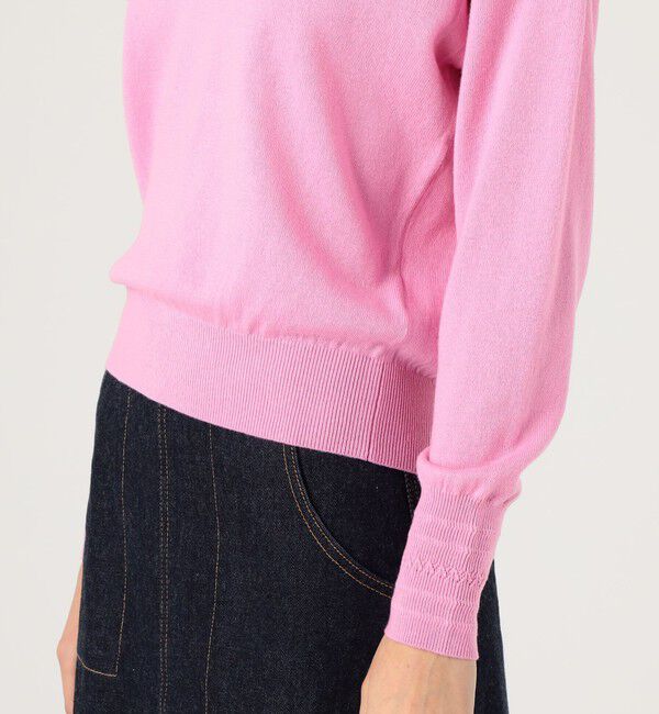 MACPHEE「コットンウール ポロプルオーバー」|ニット・セーター|