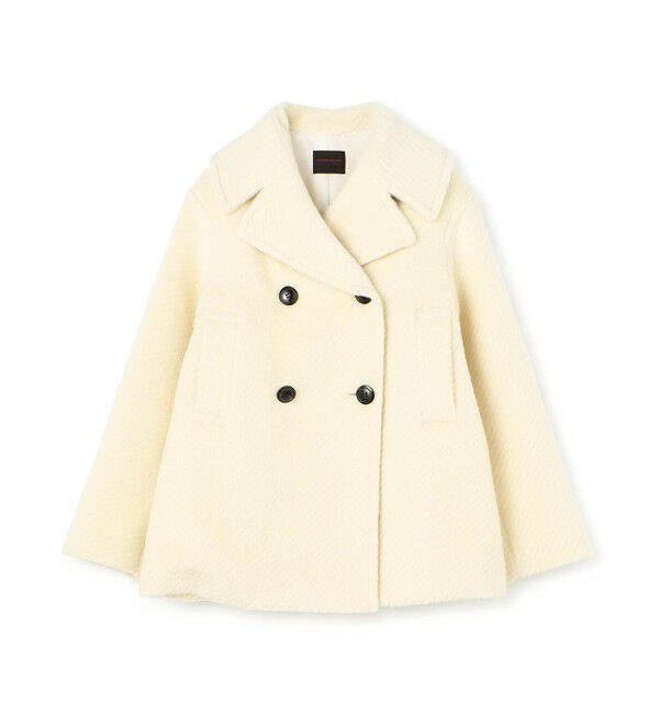 TOMORROWLAND collection「モヘヤダイヤゴナル ピーコート」|ピーコート|11 ホワイト