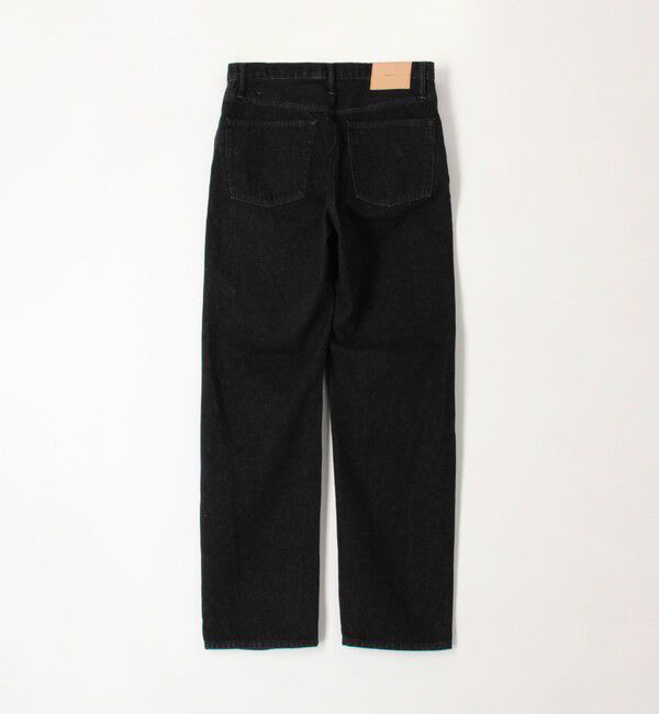 GALERIE VIE「シーアイランドコットン ブラックデニム ストレートパンツ」|チノ|