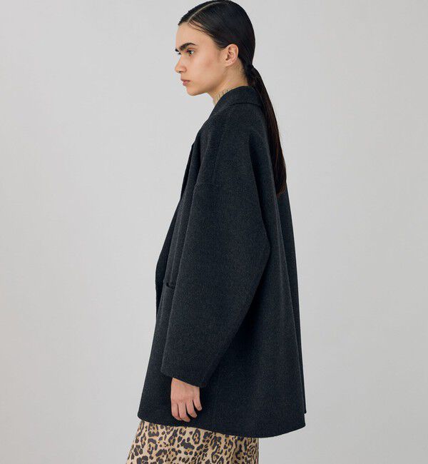 DES PRES「ダブルフェイスメルトンビーバー ウィングカラーコート」|その他|