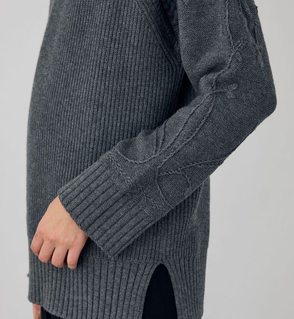 DES PRES「セミウーステッドウール クルーネックプルオーバー」|ニット・セーター|