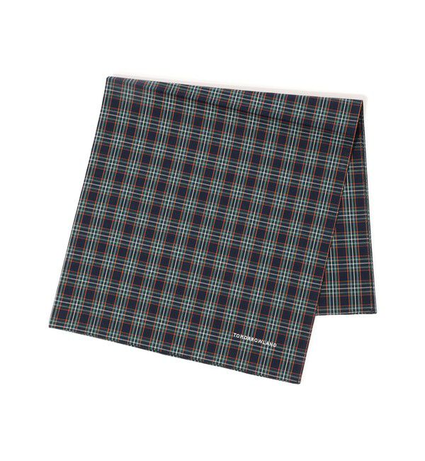 TOMORROWLAND GOODS「TOMORROWLAND コットン チェックハンカチ」|ハンカチ|