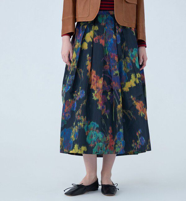 TOMORROWLAND collection「ローズトレミエール タックバレルスカート」|スカート|