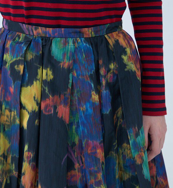 TOMORROWLAND collection「ローズトレミエール タックバレルスカート」|スカート|