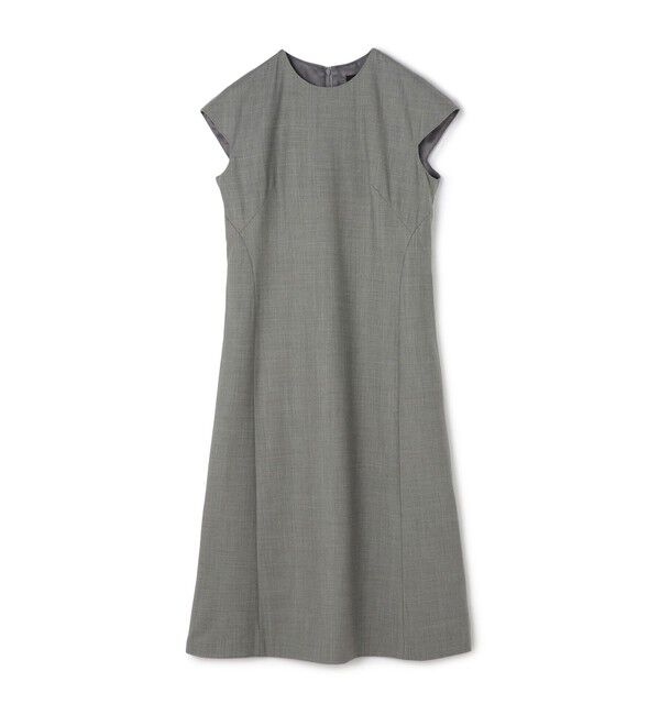 TOMORROWLAND collection「スーパーウールウィーヴ キャップスリーブワンピース」|ワンピース|15 グレー