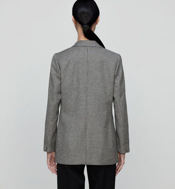 TOMORROWLAND collection「シックシェファード ダブルブレストジャケット」|テーラードジャケット|