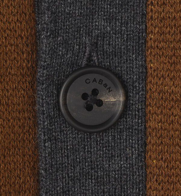 CABaN「CABaN コットンカシミヤジャカード JAZZ BAND クルーネックカーディガン」|カーディガン|