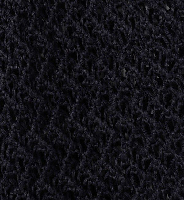 MACPHEE「メッシュコットン スキッパープルオーバー」|ニット・セーター|