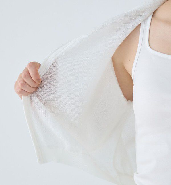 Ballsey「ダブルフェイスノット クルーネックカーディガン」|カーディガン|