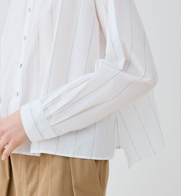 GALERIE VIE「コットン ラグランスリーブ ワイドシャツ」|シャツ・ブラウス|