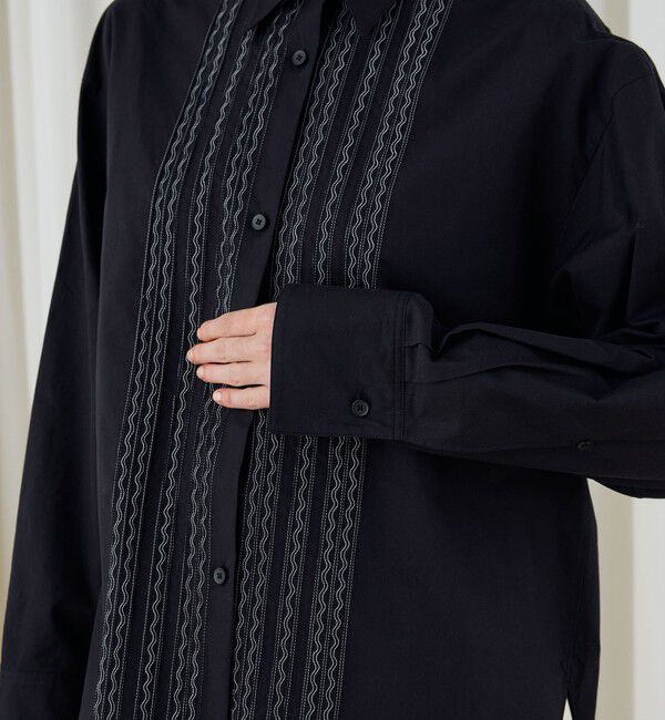 DES PRES「スビンコットンツイル チュニックシャツ」|シャツ・ブラウス|