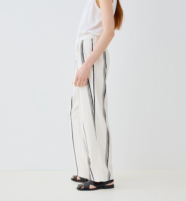 GALERIE VIE「ドローイングラインプリント イージータックパンツ」|その他|