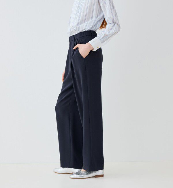 GALERIE VIE「ダブルクロス イージータックパンツ」|スラックス|