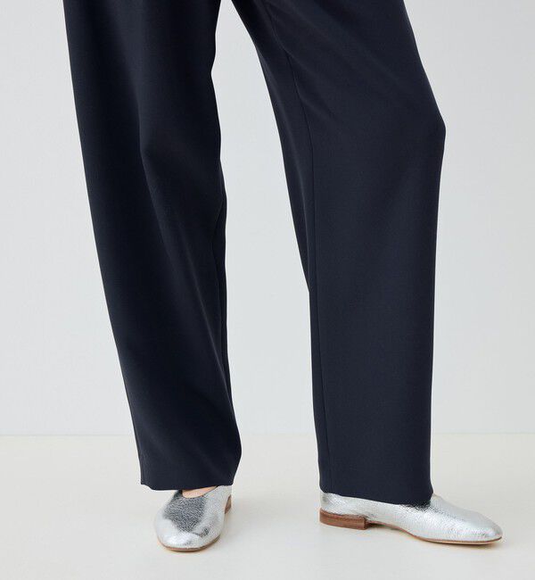 GALERIE VIE「ダブルクロス イージータックパンツ」|スラックス|