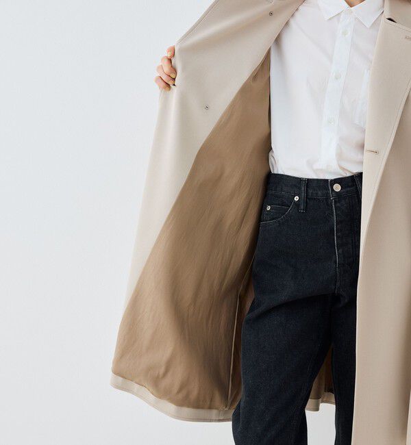 GALERIE VIE「コットンウールギャバジン ロングマリンコート」|ステンカラーコート|