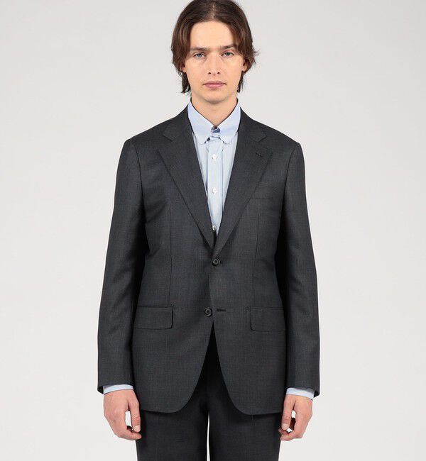 TOMORROWLAND MENS「TRAVELLER ウールシルク シングルブレステッド2Bスーツ E.Zegna」|スーツ|