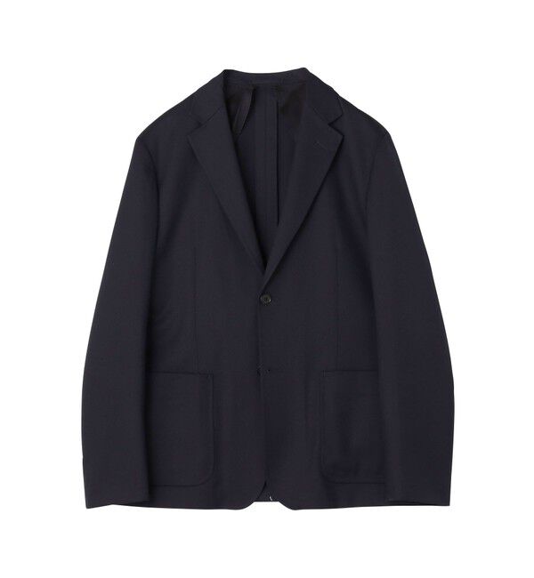 TOMORROWLAND MENS「ウールポリエステル シングルブレステッド 2Bジャケット V.B.CANONICO」|テーラードジャケット|69 ネイビー