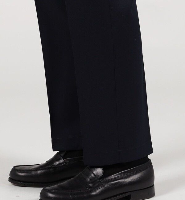 TOMORROWLAND MENS「ウールポリエステル 1プリーツ イージースラックス V.B.CANONICO」|スラックス|