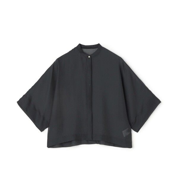 TOMORROWLAND collection「【一部WEB先行予約】シアーオーガンジー シースルーブラウス」|シャツ・ブラウス|69 ネイビー