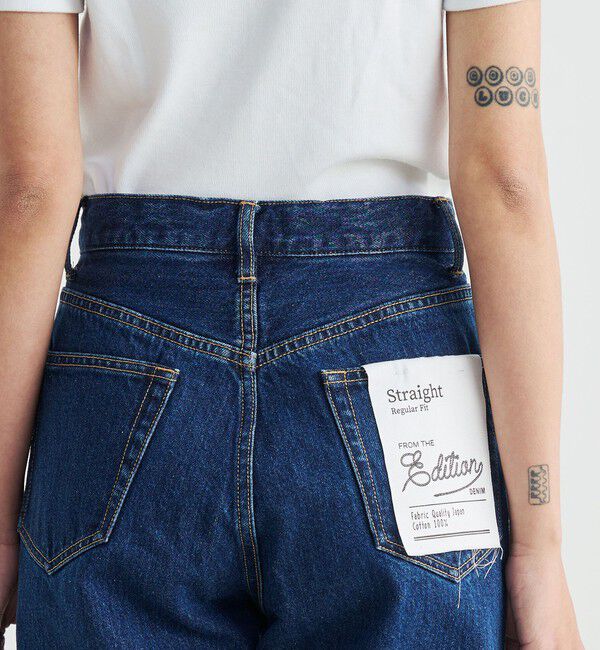 Edition「エッセンシャルデニム ストレートパンツ」|デニム|
