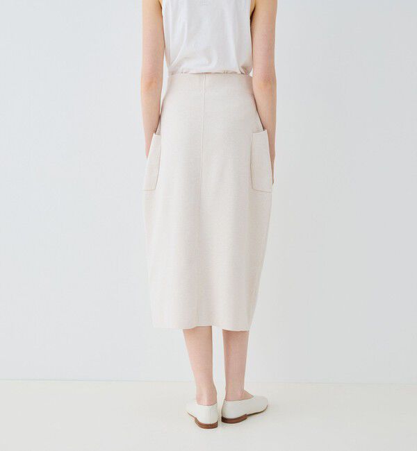 GALERIE VIE「ミラノリブ コクーンミディスカート」|スカート|