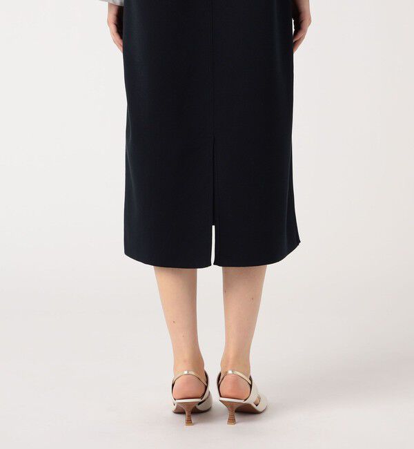 Ballsey「ニットコンビダブルクロス パッチポケットワンピース」|ワンピース|