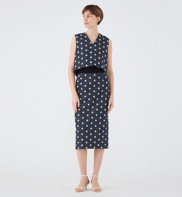 TOMORROWLAND collection「ドレフルールデニム フロンタブルジレ」|ベスト・ジレ|