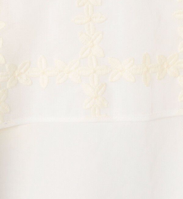 TOMORROWLAND collection「クロスフルール パーサーカラープルオーバー」|シャツ・ブラウス|