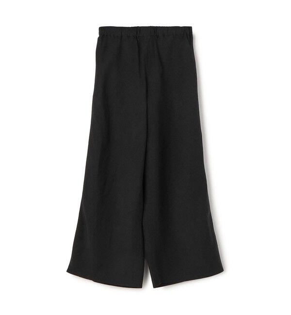 GALERIE VIE「リネンキュプラシルクコンパクト ワイドイージーパンツ」|その他|17 チャコールグレー