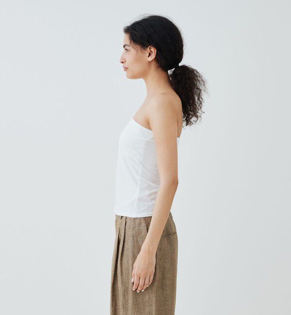 GALERIE VIE「スビンコットン カップ付きベアトップ」|チューブトップ|