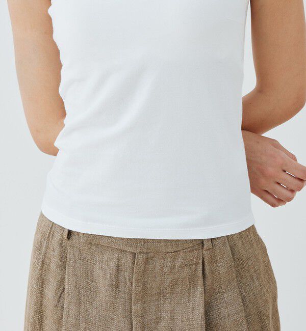 GALERIE VIE「スビンコットン カップ付きベアトップ」|チューブトップ|