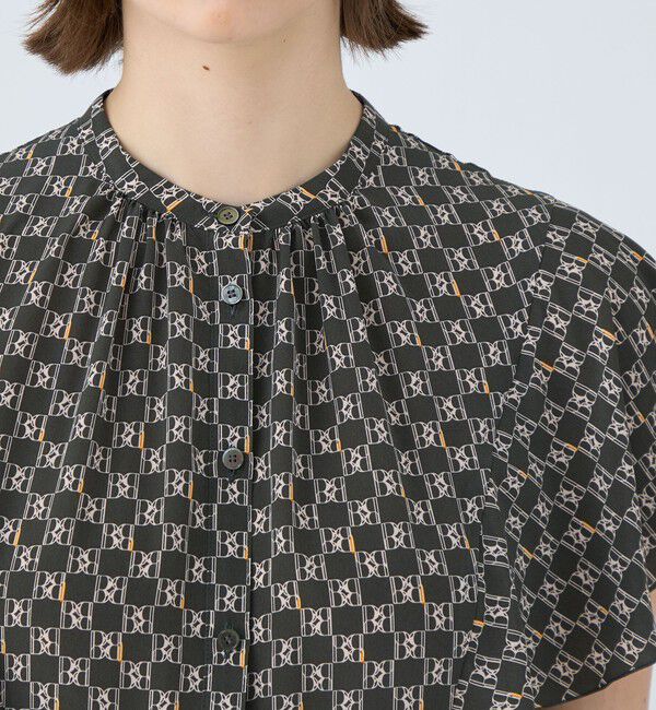 Ballsey「BBタイポグラフィプリント フレアスリーブワンピース」|ワンピース|