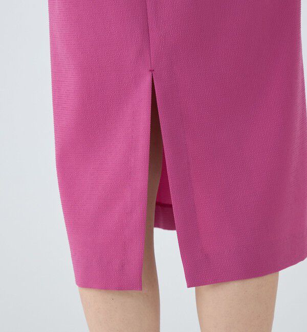 Ballsey「コンパクトサッカー ギャザーVネックワンピース」|ワンピース|