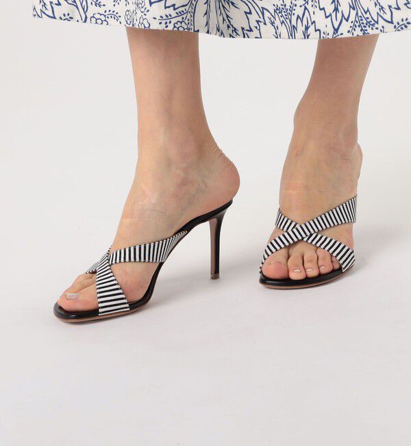 TOMORROWLAND GOODS「PELLICO STRIPE ヒールサンダル」|サンダル|