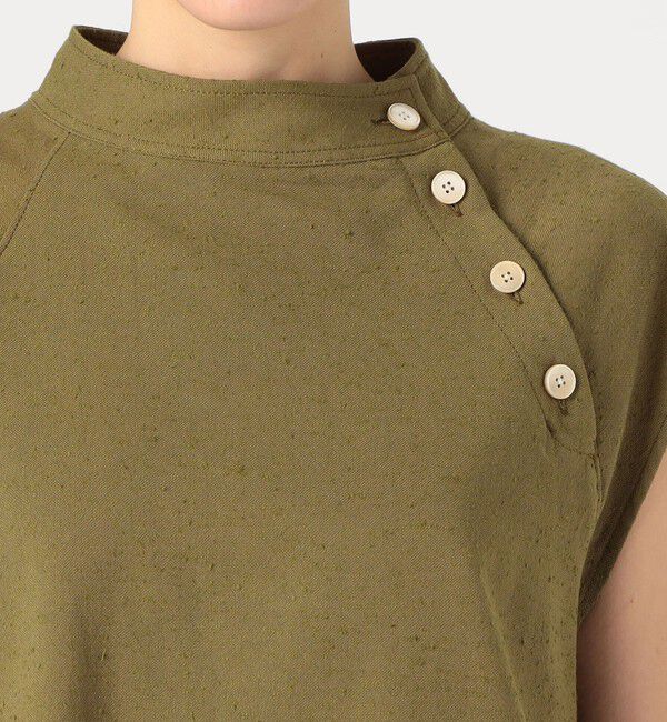 BACCA「レーヨンコットンネップブラウス」|シャツ・ブラウス|