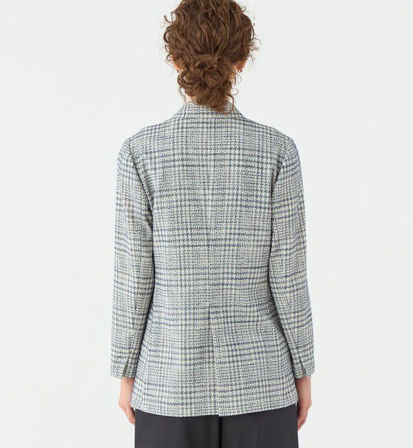 TOMORROWLAND collection「シャドーグレンチェック ダブルブレストライトジャケット」|テーラードジャケット|