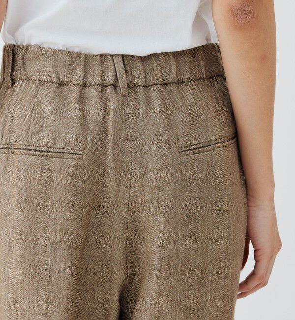 GALERIE VIE「グリッターリネン ツータックパンツ」|その他|