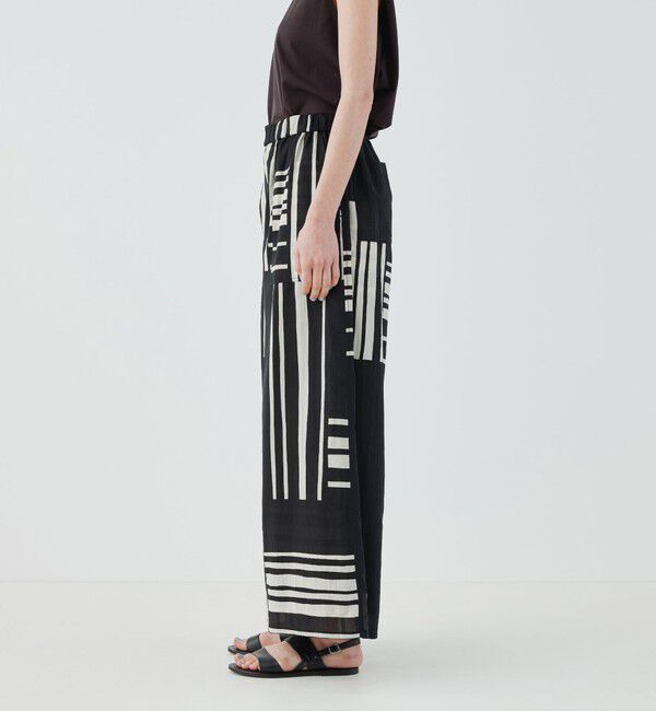 GALERIE VIE「ランドレイヤープリント イージーワイドパンツ」|その他|