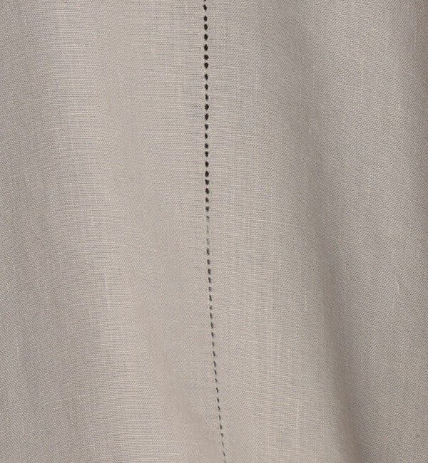 GALERIE VIE「フレンチリネン スタンドカラーシャツ」|シャツ・ブラウス|