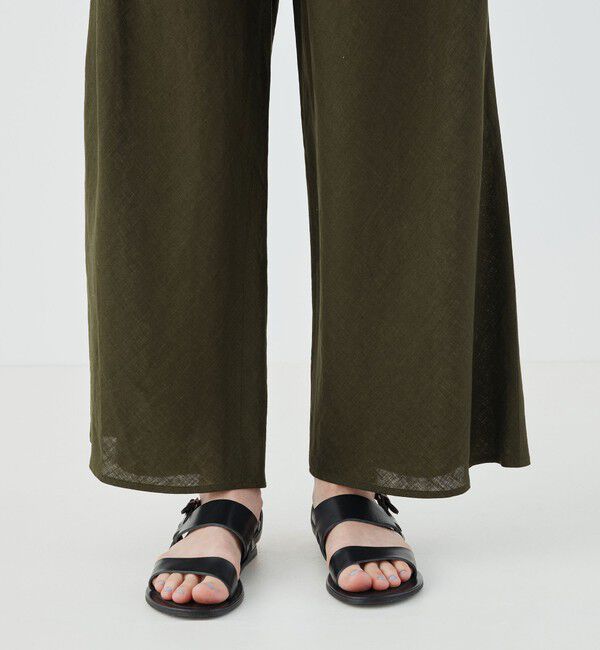 GALERIE VIE「リネンポプリン イージーワイドパンツ」|その他|