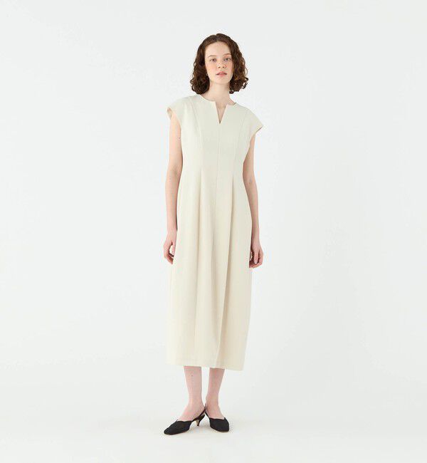 Ballsey「スティフダブルクロス バレルシルエットワンピース」|ワンピース|