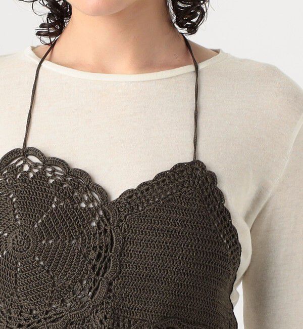 TOMORROWLAND GOODS「CORDERA HANDMADE CROCHE」|キャミソール|