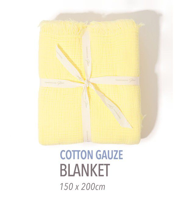 TOMORROWLAND HOME「コットンガーゼブランケット」|ブランケット|23 イエロー