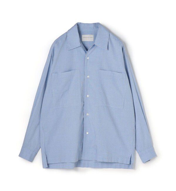 TOMORROWLAND MENS「コットンドビー ダブルポケットシャツ」|シャツ・ブラウス|64 ブルー系