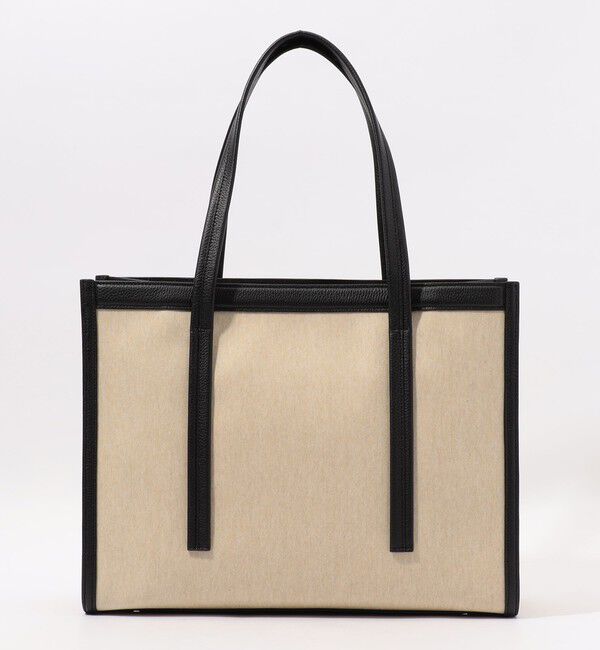 TOMORROWLAND GOODS「TOMORROWLAND キャンバスレザーコンビ トートバッグ」|トートバッグ|