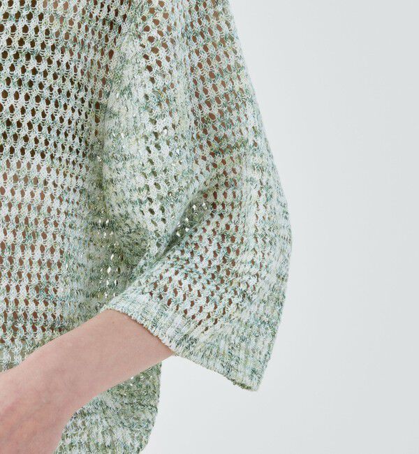 GALERIE VIE「カスリリネン Vネックカーディガン」|カーディガン|