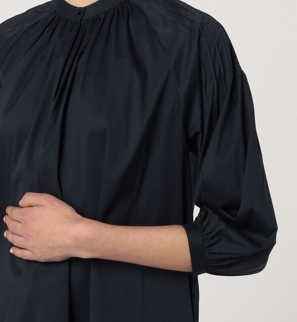 TOMORROWLAND collection「ストレッチブロード ピンタックスリーブブラウス」|シャツ・ブラウス|