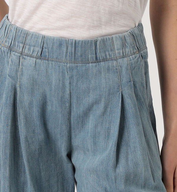 JAMES PERSE「コットンデニム タックワイドパンツ WCID1090」|デニム|