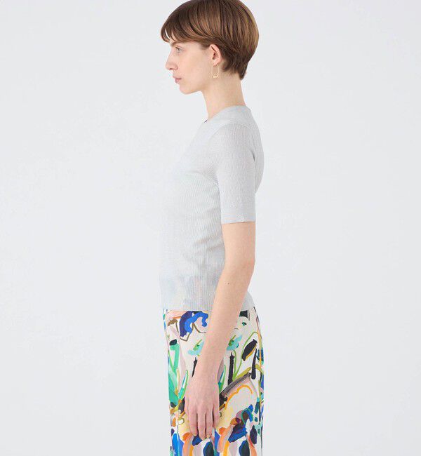 Ballsey「マーセライズドコットン クルーネックプルオーバー」|ニット・セーター|