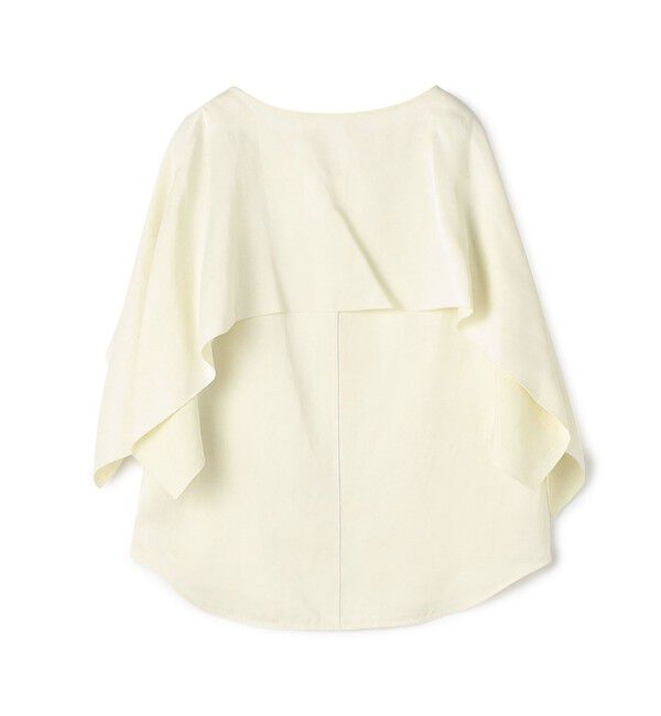DES PRES「ソフトサテン レイヤードブラウス」|シャツ・ブラウス|21 ライトイエロー